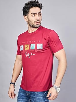 Mens Round Neck T Shirt